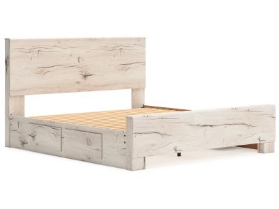 Signature Design by Ashley® Lawroy King Panel Bed with Storage, Dresser and Mirror - B2310B34