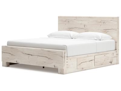 Signature Design by Ashley® Lawroy King Panel Bed with Storage, Dresser and Mirror - B2310B34