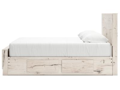 Signature Design by Ashley® Lawroy King Panel Bed with Storage, Dresser and Mirror - B2310B34