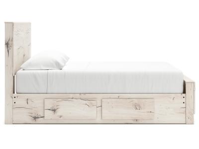 Signature Design by Ashley® Lawroy King Panel Bed with Storage, Dresser and Mirror - B2310B34