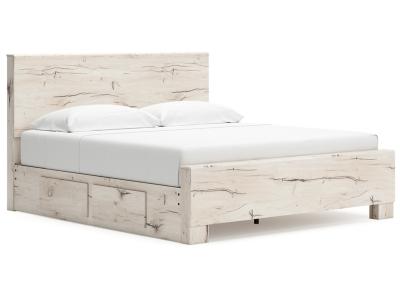 Signature Design by Ashley® Lawroy King Panel Bed with Storage, Dresser and Mirror - B2310B33