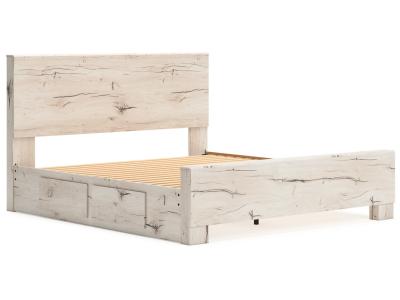 Signature Design by Ashley® Lawroy King Panel Bed with Storage, Dresser and Mirror - B2310B33