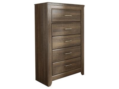 Signature Design by Ashley® Juararo King Poster Bed, Dresser, Mirror and Chest - B251B37