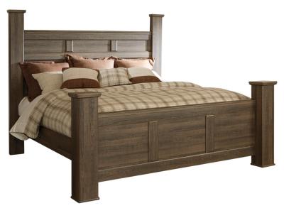 Signature Design by Ashley® Juararo King Poster Bed, Dresser, Mirror and Chest - B251B37