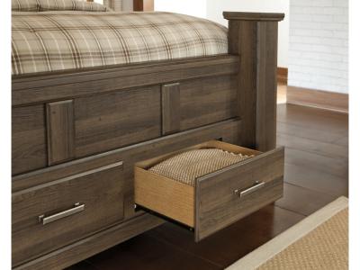 Signature Design by Ashley® Juararo King Poster Bed, Dresser, Mirror and Chest - B251B37