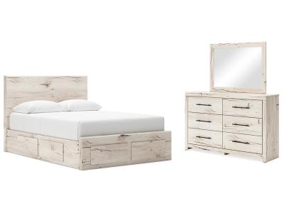 Signature Design by Ashley® Lawroy Queen Panel Storage Bed, Dresser and Mirror - B2310B30