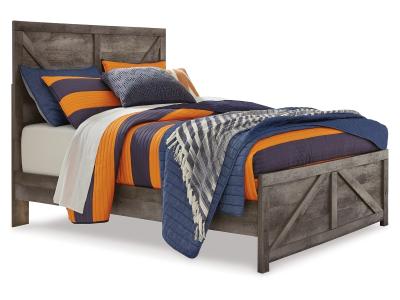 Signature Design by Ashley® Wynnlow Full Crossbuck Panel Bed and 2 Chests - B440B40