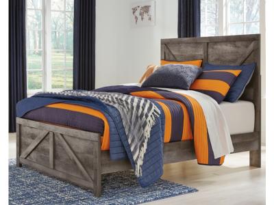 Signature Design by Ashley® Wynnlow Full Crossbuck Panel Bed and 2 Chests - B440B40