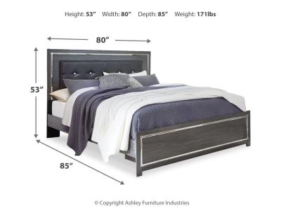 Signature Design by Ashley® Lodanna King Panel Bed, Dresser, Mirror, Chest and 2 Nightstands - B214B45