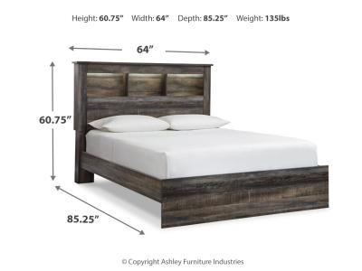 Signature Design by Ashley® Drystan Queen Bookcase Bed, Dresser and 2 Nightstands - B211B87