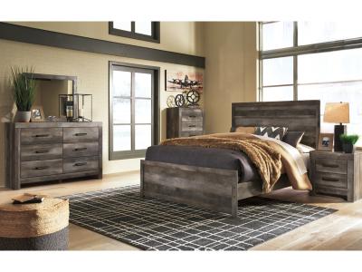 Signature Design by Ashley® Wynnlow Queen Panel Bed, Dresser, Mirror, Chest and 2 Nightstands - B440B41