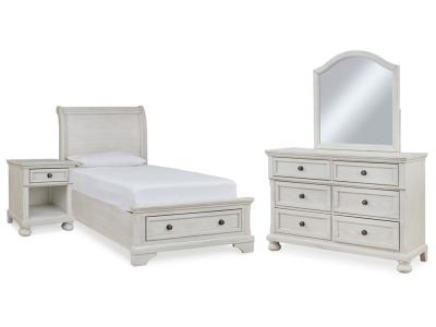 Signature Design by Ashley® Robbinsdale Twin Storage Bed, Dresser, Mirror and Nightstand - B742B36