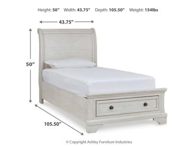 Signature Design by Ashley® Robbinsdale Twin Storage Bed, Dresser, Mirror and Nightstand - B742B36