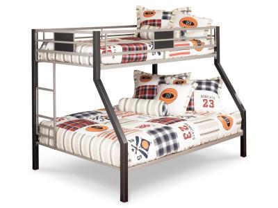 Signature Design by Ashley® Dinsmore Twin over Full Bunk Bed with Mattresses - B106B12