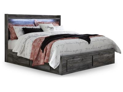 Signature Design by Ashley® Baystorm King Panel Bed with Storage, Dresser, Mirror and 2 Nightstands - B221B72
