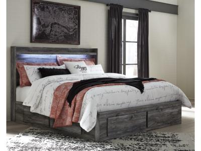 Signature Design by Ashley® Baystorm King Panel Bed with Storage, Dresser, Mirror and 2 Nightstands - B221B72