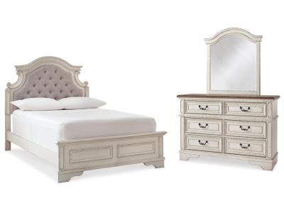 Signature Design by Ashley® Realyn Full Panel Bed Dresser and Mirror - B743B17