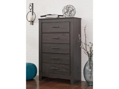 Signature Design by Ashley® Brinxton King Panel Bed, Dresser, Mirror, Chest and Nightstand - B249B22