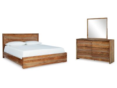 Signature Design by Ashley® Dressonni King Panel Bed, Dresser and Mirror - B790B6