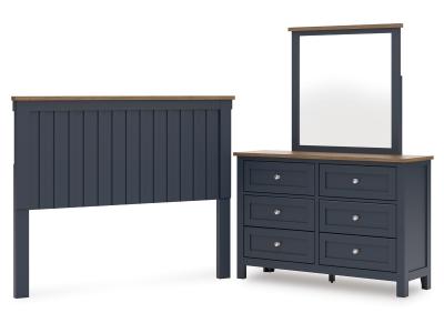 Signature Design by Ashley® Landocken Queen Panel Headboard, Dresser and Mirror - B414B12
