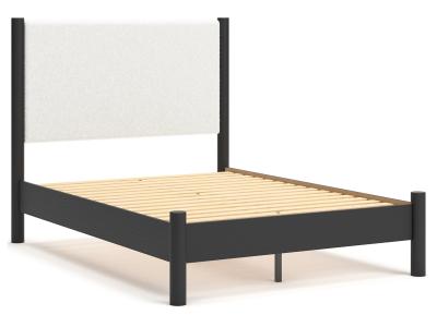 Signature Design by Ashley® Cadmori Full Upholstered Panel Bed Dresser and Mirror - B2616B5