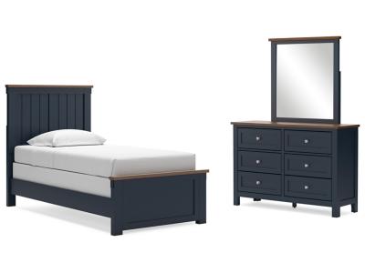 Signature Design by Ashley® Landocken Twin Panel Bed Dresser and Mirror - B414B6