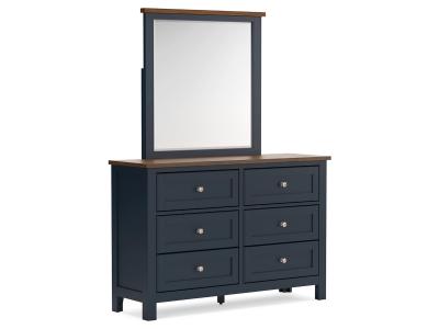 Signature Design by Ashley® Landocken Twin Panel Headboard, Dresser and Mirror - B414B13