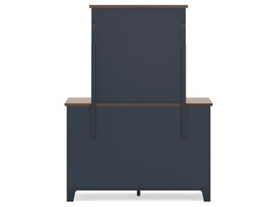 Signature Design by Ashley® Landocken Twin Panel Headboard, Dresser and Mirror - B414B13