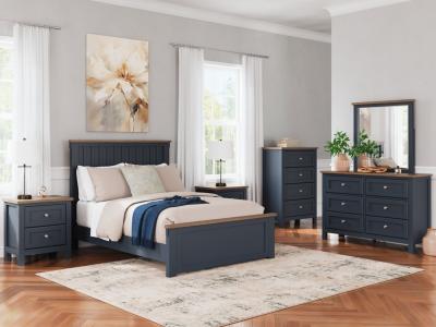 Signature Design by Ashley® Landocken Full Panel Bed Dresser and Mirror - B414B7