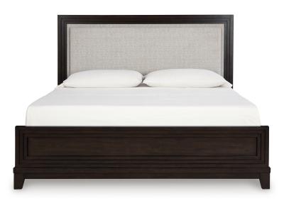 Signature Design by Ashley® Neymorton King Upholstered Panel Bed Dresser and Mirror - B618B8