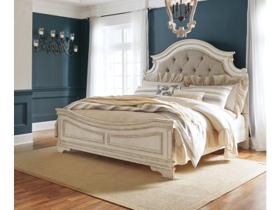 Signature Design by Ashley® Realyn King Panel Bed Dresser Mirror and 2 Nightstands - B743B70