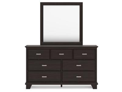 Signature Design by Ashley® Covetown Queen Panel Bed Dresser Mirror Chest and Nightstand - B441B14