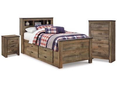 Signature Design by Ashley® Trinell Twin Storage Bed, Chest and Nightstand - B446B92