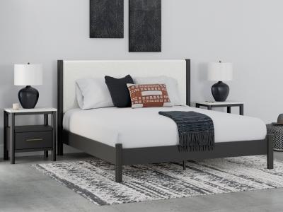 Signature Design by Ashley® Cadmori King Panel Bed, Dresser, Mirror and Nightstand - B2616B10