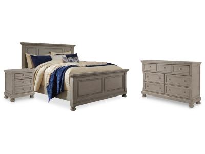 Signature Design by Ashley® Lettner Queen Panel Bed Dresser and Nightstand - B733B42