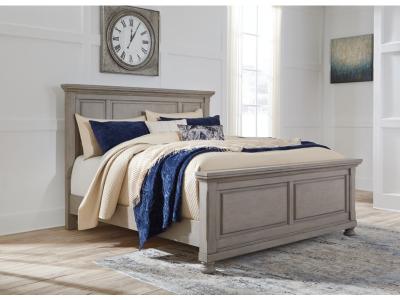 Signature Design by Ashley® Lettner King Panel Bed with Dresser Mirror and Nightstand - B733B40
