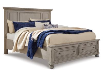 Signature Design by Ashley® Lettner Queen Panel Storage Bed Dresser Mirror and Nightstand - B733B46