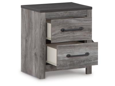 Signature Design by Ashley® Bronyan King Panel Bed Dresser Mirror Chest and 2 Nightstands - B1290B8