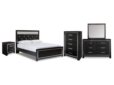 Signature Design by Ashley® Kaydell Queen Panel Bed Dresser Mirror Chest and Nightstand - B1420B71