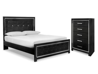 Signature Design by Ashley® Kaydell Queen Upholstered Panel Bed and Chest - B1420B70
