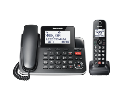 Panasonic Corded Or Cordless Phone With 2 Way Recording - KXTGF870B