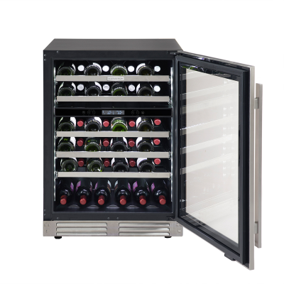 24" Marathon Built-in Dual Zone Wine Cooler in Stainless Steel  - MWC56-DSS