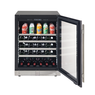 24" Marathon Built-in Convertible Beverage & Wine Cooler in Stainless Steel - MBWC56-SS