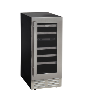 15" Marathon Built-in Dual Zone Wine Cooler in Stainless Steel - MWC28-DSS