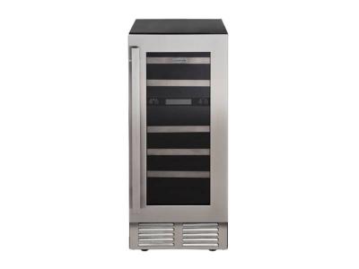 15" Marathon Built-in Dual Zone Wine Cooler in Stainless Steel - MWC28-DSS