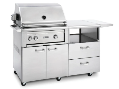30" Lynx Grill with Rotisserie on Mobile Kitchen Cart - L30R-M