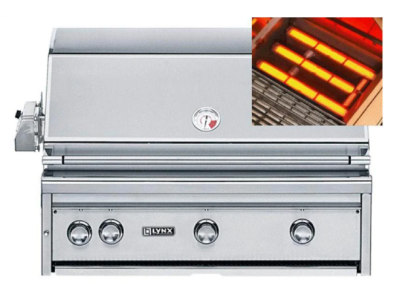 36" Lynx Built-in All Trident Grill with Rotisserie - L36ASR