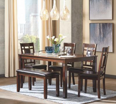 Ashley Bennox 6 Piece Dining Room - D384-325