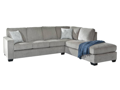 Ashley Altari Right Facing 2 Piece Sectional Sleeper in Alloy - AFHS-1476386K