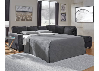 Ashley Altari Right Facing 2 Piece Sectional Sleeper in Slate - AFHS-1479252K